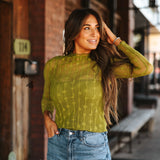 Lariat Lace Longsleeve *agave*