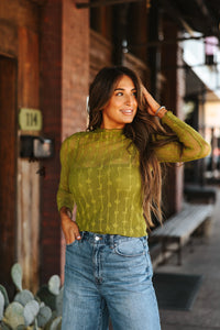 Lariat Lace Longsleeve *agave*