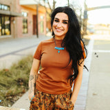 Basic Snug Tee *saddle*