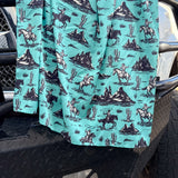 Turquoise Nights Wild Rag