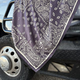 Charcoal Paisley Wild Rag