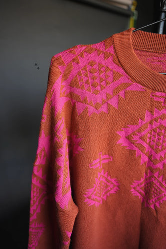 Caramel Apple Crop Sweater