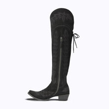 Load image into Gallery viewer, Lexington OTK Boot *Black Roughout*