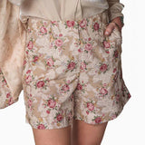 Heirloom Rose Tailored Shorts