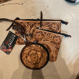 Three Amigos Coin Purses *tooled leather*