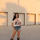 American Cowgirl Cropped Ringer Tee