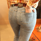 Wild West Stitch Flare Jeans