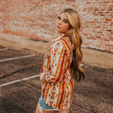 Aztec Thunderbird Pearl Snap Shirt