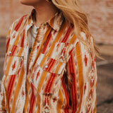 Aztec Thunderbird Pearl Snap Shirt