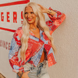Patchwork Blouse