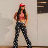 Stars At Night Flare Jeans