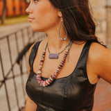 Kickapoo Purple Turquoise Pendant Necklace