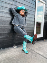 Load image into Gallery viewer, Southern Charm Boot *Turquoise*