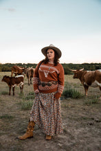 Load image into Gallery viewer, Longhorn Knit Sweater