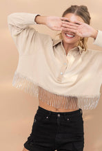 Load image into Gallery viewer, Pop Star Crop Top *Khaki*