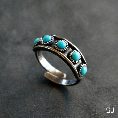 Hachi Turquoise Ring Band