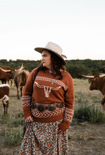 Load image into Gallery viewer, Longhorn Knit Sweater