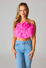 Load image into Gallery viewer, Petal Smock Top *Fuchsia*