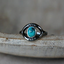 Load image into Gallery viewer, Evil Eye Turquoise Ring