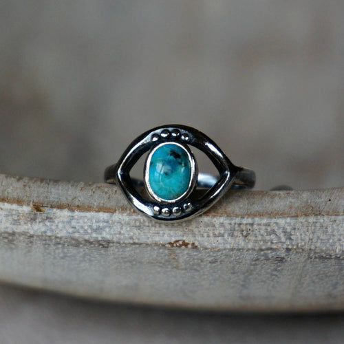 Evil Eye Turquoise Ring